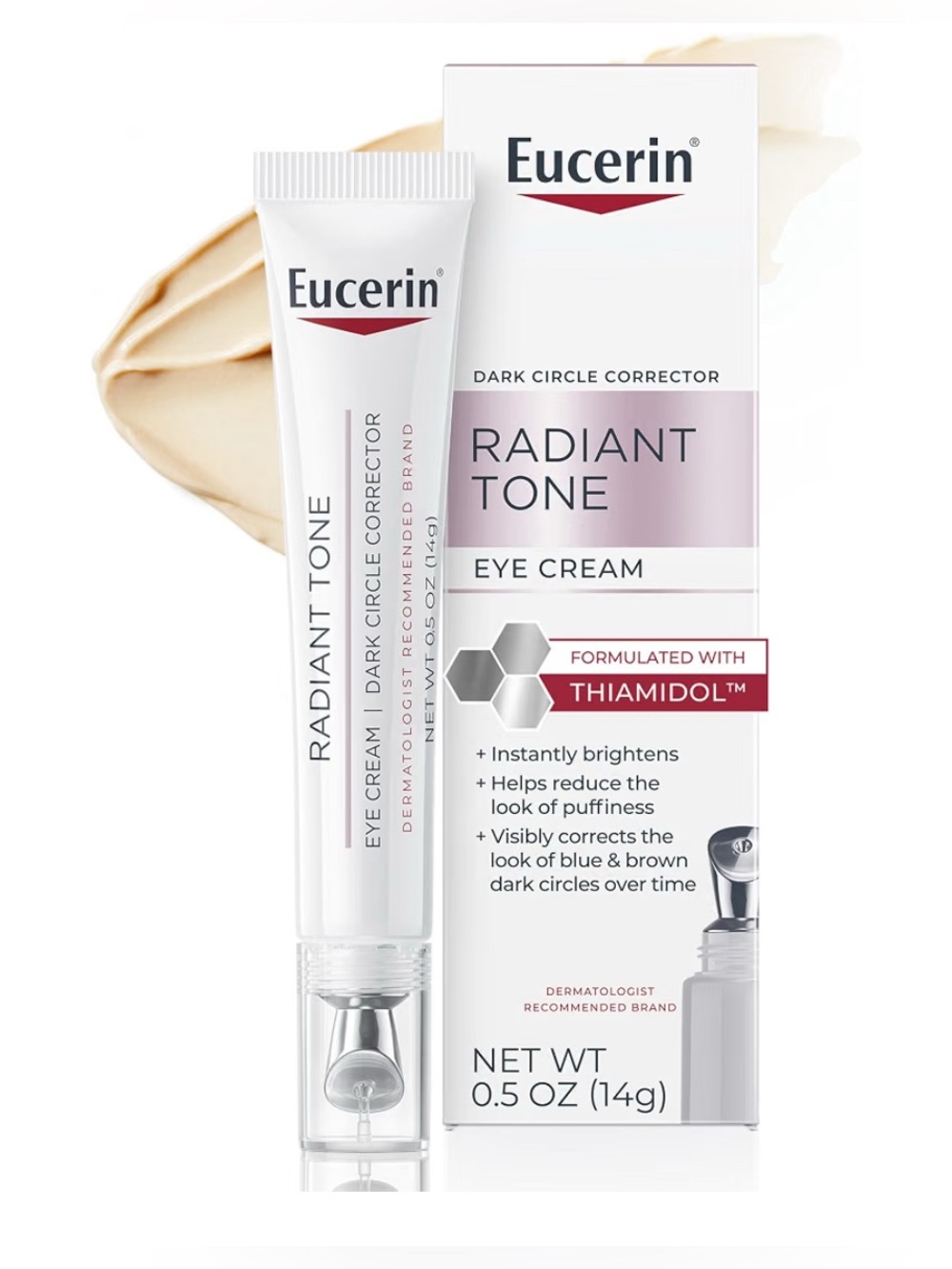Eucerin Radiant Tone Eye Cream Dark Circle Corrector .5 oz